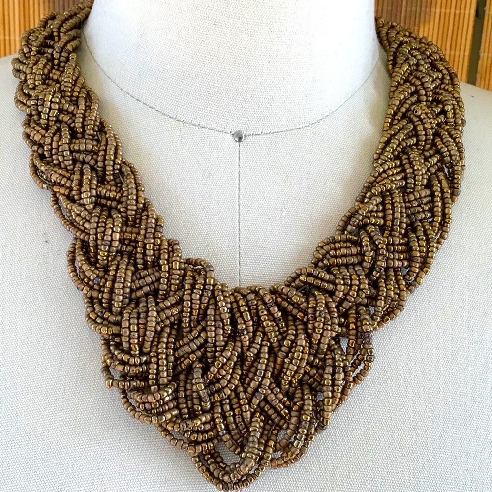 A handmade necklace.